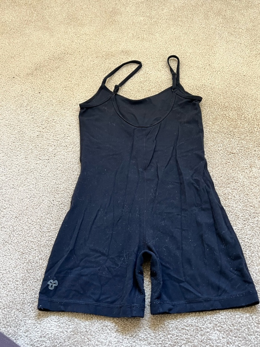TNA Black Compression Romper Shorts